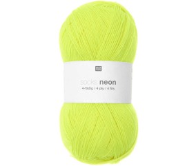 Pelote de laine à chaussette Socks Neon 4 Fils - 100GR - Rico Design