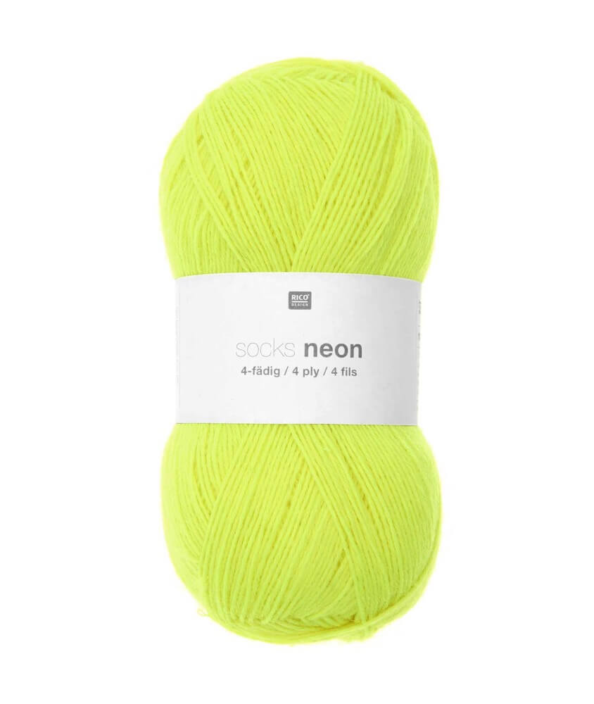 Pelote de laine à chaussette Socks Neon 4 Fils - 100GR - Rico Design