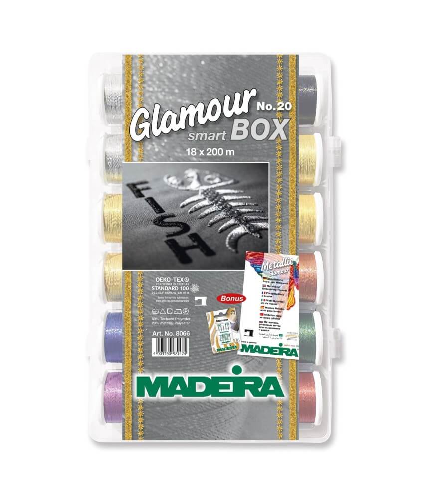 Coffret de fil à broder Madeira Glamour SmartBox