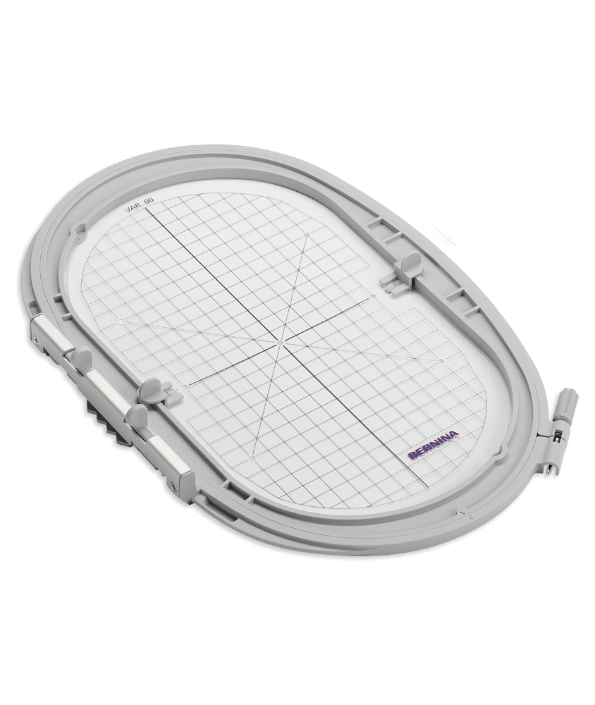 Réalisez des Œuvres Brodées Grandioses avec le Grand Cadre de Broderie Oval Bernina 145 x 255 mm