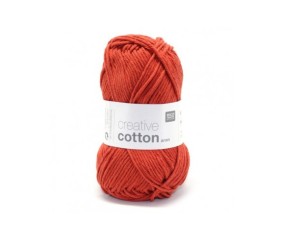 Pelotes de fil à tricoter CREATIVE COTTON ARAN de Rico Design - Laissez libre cours à votre créativité avec douceur et style !