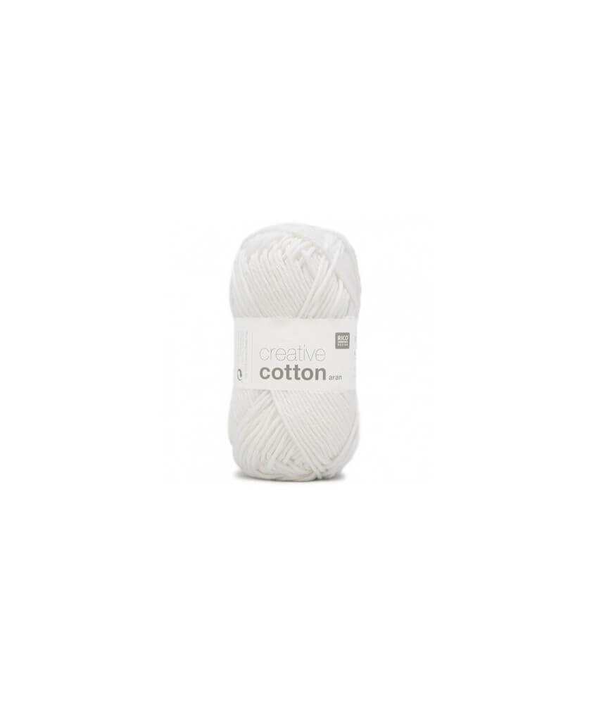 Pelotes de fil à tricoter CREATIVE COTTON ARAN de Rico Design - Laissez libre cours à votre créativité avec douceur et style ! Pelotes de fil à tricoter CREATIVE COTTON ARAN de Rico Design - Laissez libre cours à votre créativité avec douceur et style !