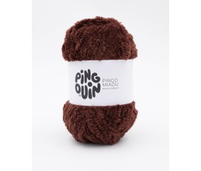 Fil à tricoter PINGO MIAOU - 100GR - Pingouin - Brun Marron