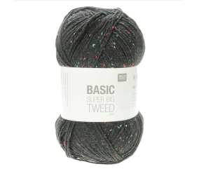 Laine à tricoter BASIC SUPER BIG TWEED ARAN - 400GR ! - RICO