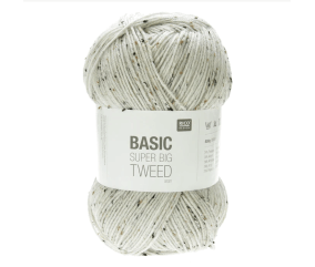 Laine à tricoter BASIC SUPER BIG TWEED ARAN - 400GR ! - RICO