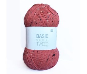 Laine à tricoter BASIC SUPER BIG TWEED ARAN - 400GR ! - RICO