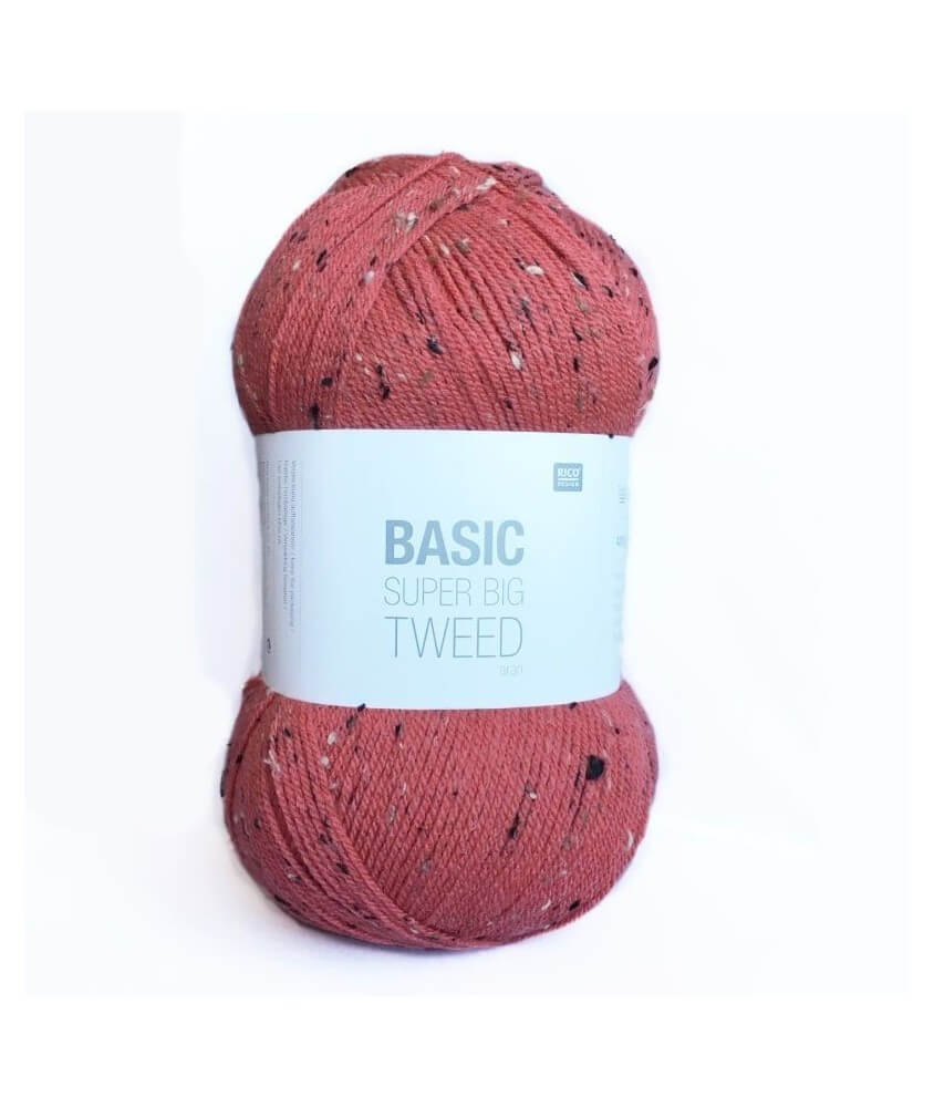 Laine à tricoter BASIC SUPER BIG TWEED ARAN - 400GR ! - RICO