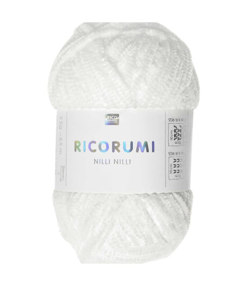 Pelote Ricorumi Nilli Nilli : La Chenille Polyester pour des Amigurumis Élégants - 25 GR - Rico Design