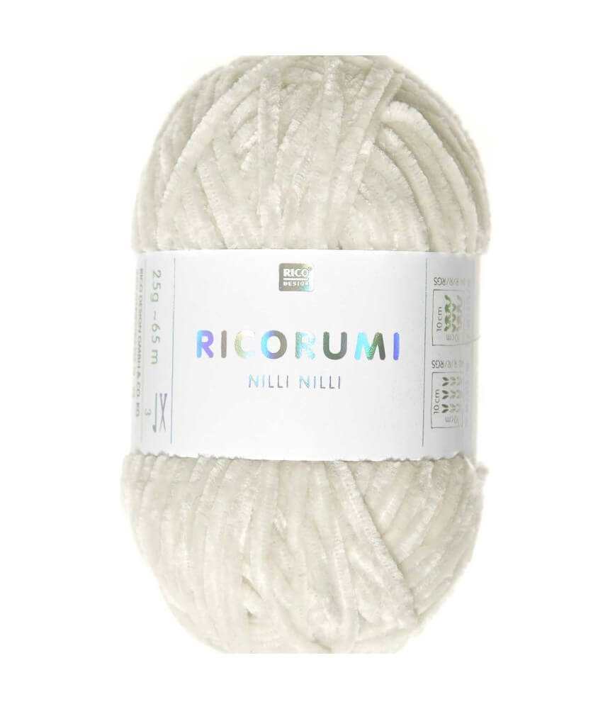 Pelote Ricorumi Nilli Nilli : La Chenille Polyester pour des Amigurumis Élégants - 25 GR - Rico Design