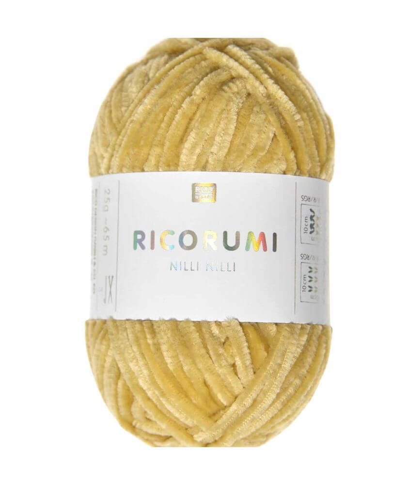 Pelote Ricorumi Nilli Nilli : La Chenille Polyester pour des Amigurumis Élégants - 25 GR - Rico Design