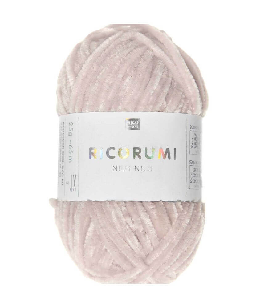 Pelote Ricorumi Nilli Nilli : La Chenille Polyester pour des Amigurumis Élégants - 25 GR - Rico Design