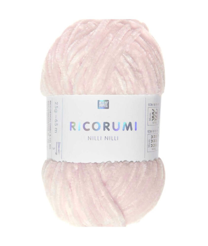 Pelote Ricorumi Nilli Nilli : La Chenille Polyester pour des Amigurumis Élégants - 25 GR - Rico Design