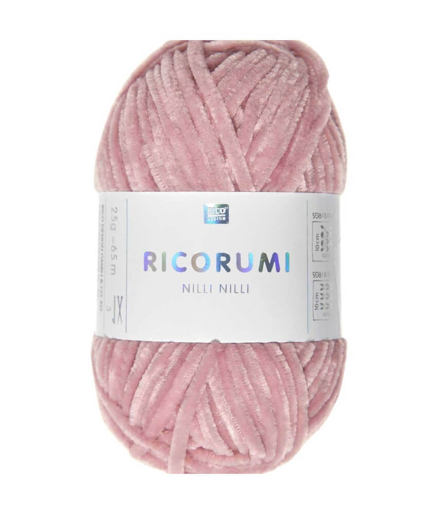 Pelote Ricorumi Nilli Nilli : La Chenille Polyester pour des Amigurumis Élégants - 25 GR - Rico Design