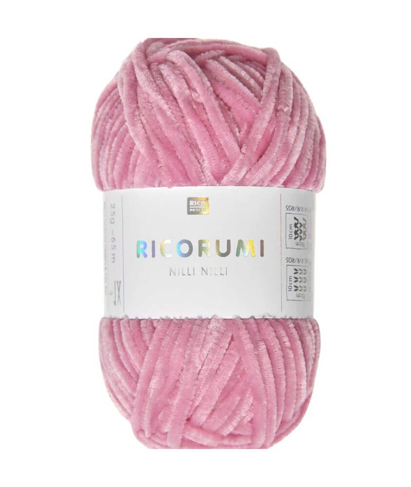 Pelote Ricorumi Nilli Nilli : La Chenille Polyester pour des Amigurumis Élégants - 25 GR - Rico Design