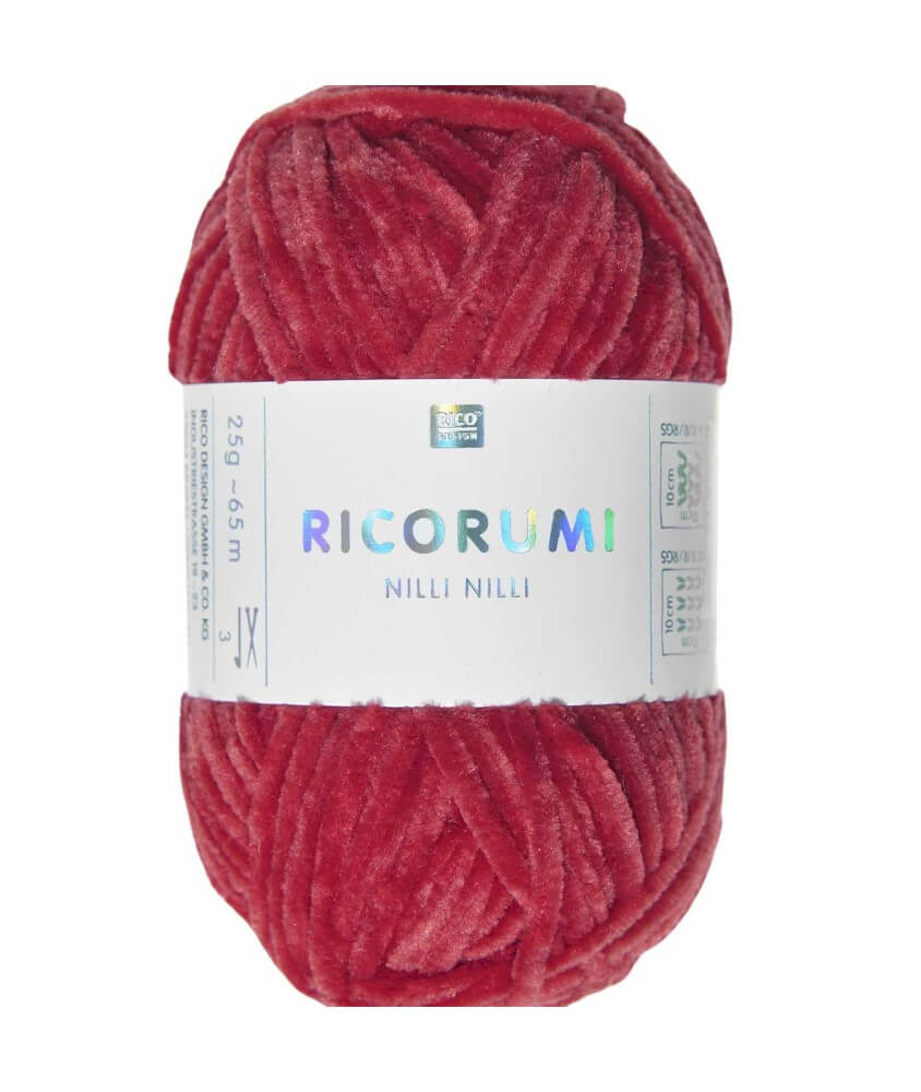 Pelote Ricorumi Nilli Nilli : La Chenille Polyester pour des Amigurumis Élégants - 25 GR - Rico Design