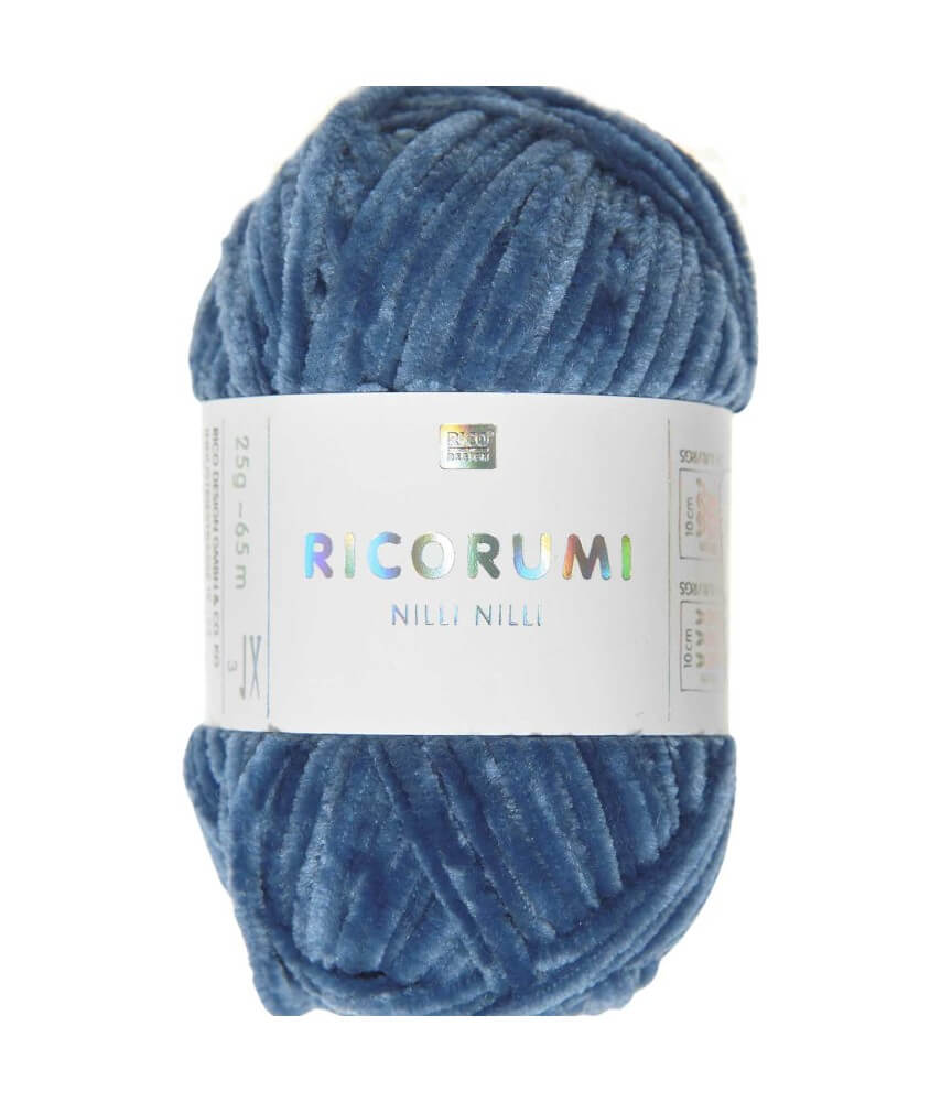 Pelote Ricorumi Nilli Nilli : La Chenille Polyester pour des Amigurumis Élégants - 25 GR - Rico Design