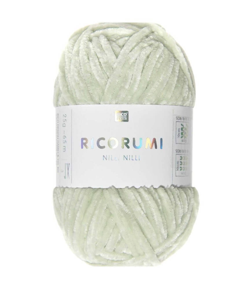 Pelote Ricorumi Nilli Nilli : La Chenille Polyester pour des Amigurumis Élégants - 25 GR - Rico Design