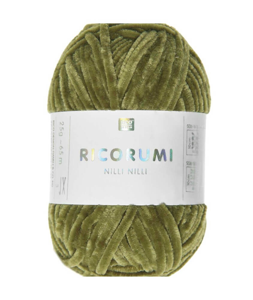 Pelote Ricorumi Nilli Nilli : La Chenille Polyester pour des Amigurumis Élégants - 25 GR - Rico Design