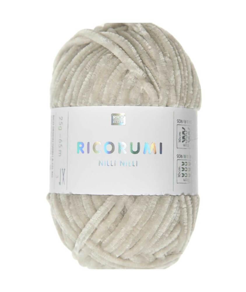 Pelote Ricorumi Nilli Nilli : La Chenille Polyester pour des Amigurumis Élégants - 25 GR - Rico Design