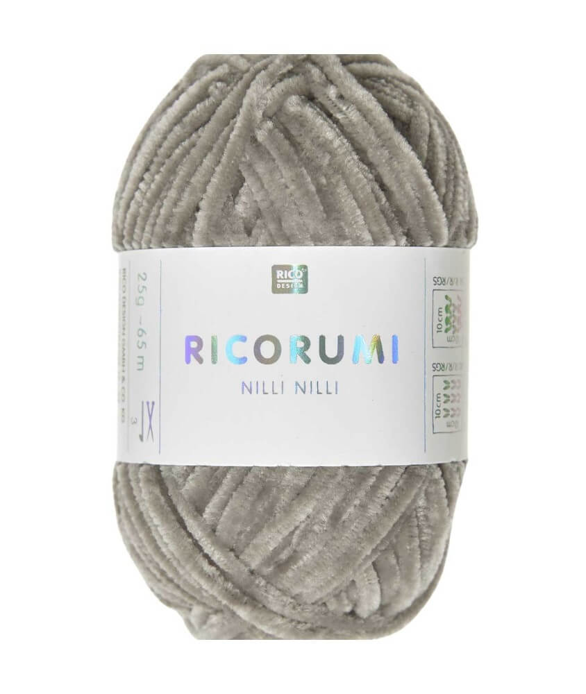 Pelote Ricorumi Nilli Nilli : La Chenille Polyester pour des Amigurumis Élégants - 25 GR - Rico Design