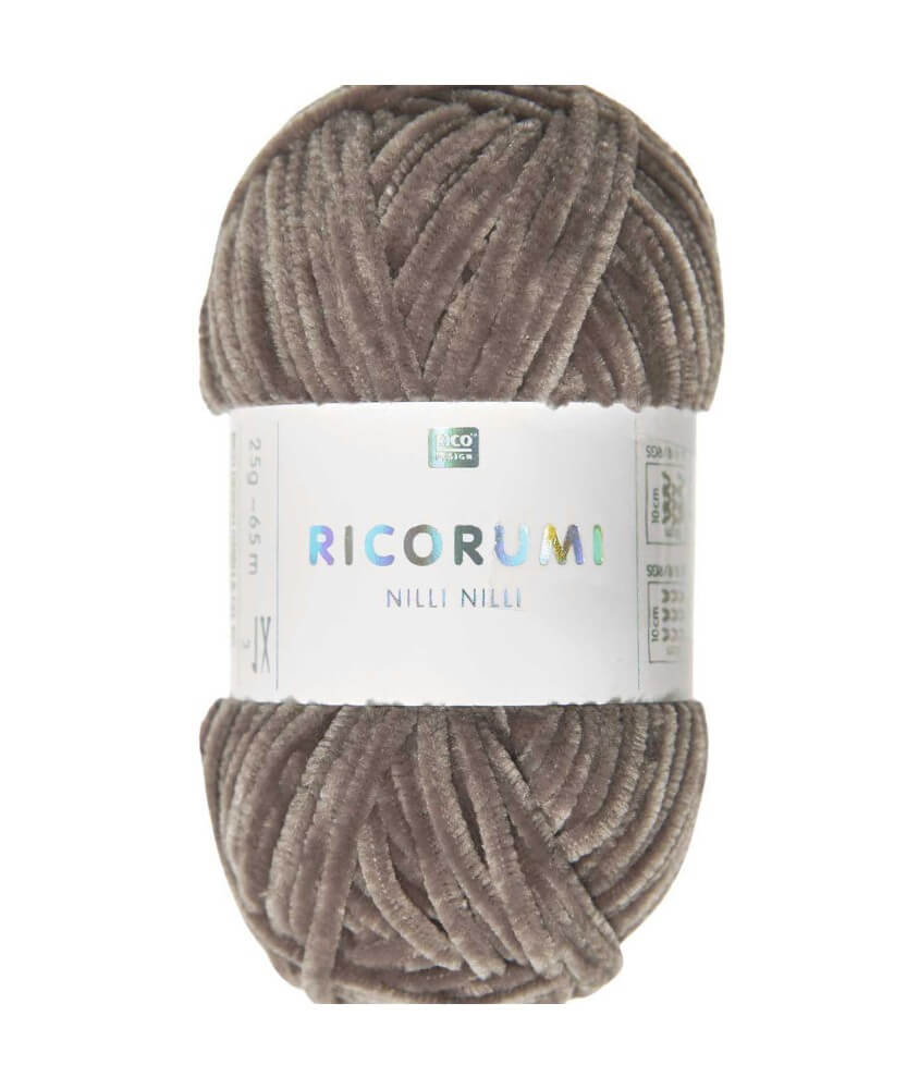 Pelote Ricorumi Nilli Nilli : La Chenille Polyester pour des Amigurumis Élégants - 25 GR - Rico Design