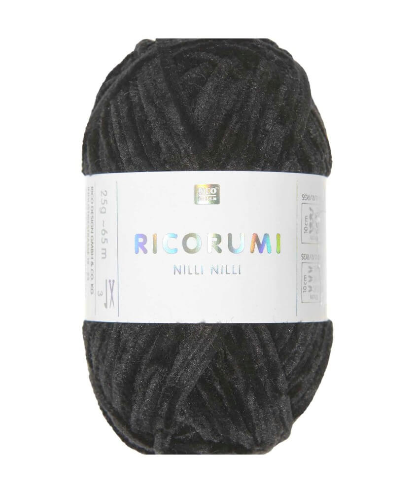 Pelote Ricorumi Nilli Nilli : La Chenille Polyester pour des Amigurumis Élégants - 25 GR - Rico Design