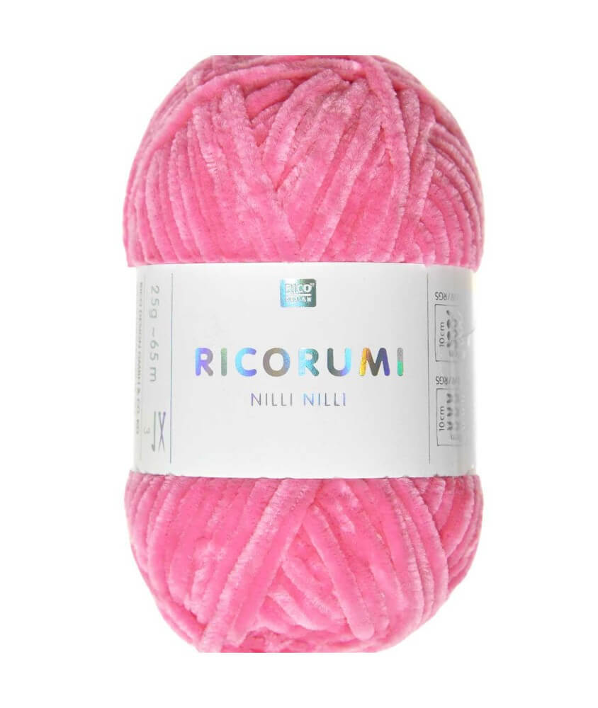 Pelote Ricorumi Nilli Nilli : La Chenille Polyester pour des Amigurumis Élégants - 25 GR - Rico Design