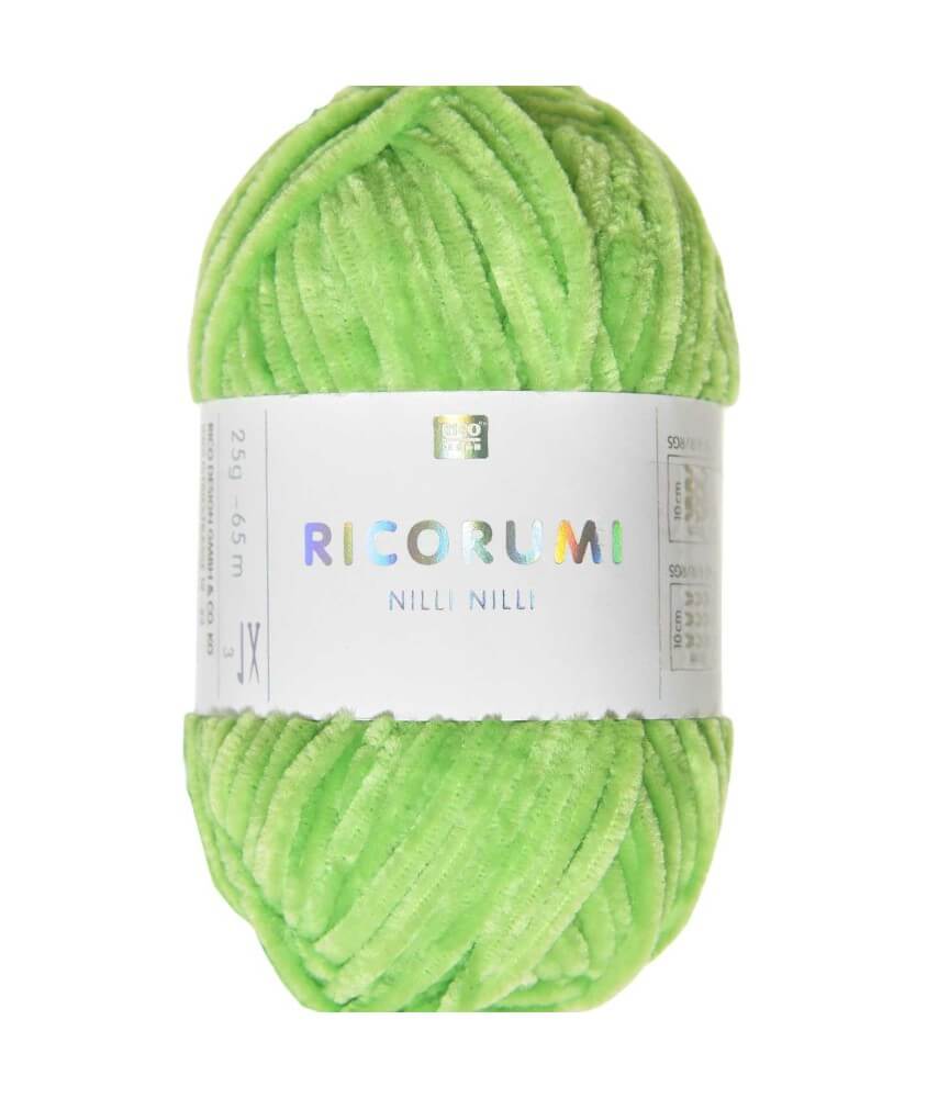 Pelote Ricorumi Nilli Nilli : La Chenille Polyester pour des Amigurumis Élégants - 25 GR - Rico Design