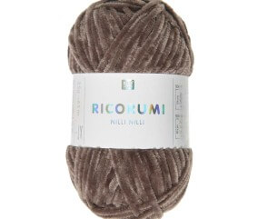 Pelote Ricorumi Nilli Nilli : La Chenille Polyester pour des Amigurumis Élégants - 25 GR - Rico Design