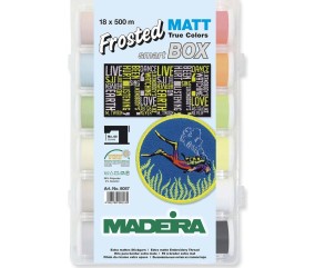 La Valise de 18 Fils à Broder de 500 mètres SmartBox Frosted Matt Madeira: L'Éclat du Mat Absolu
