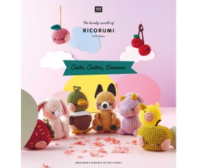 Livre Ricorumi "Cute, Cuter, Kawaii" de Rico Design - Plongez dans un Monde de Mignonnerie !