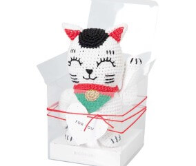 Kit Ricorumi à crocheter Lucky Cat - Rico Design