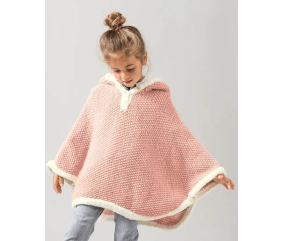 E-MODELE ENFANT - PONCHO PERRINE - PHILDAR