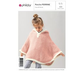 E-MODELE ENFANT - PONCHO PERRINE - PHILDAR