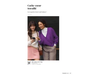 Catalogue Femme Automne/Hiver 2023-2024 n°228 de Phildar - Hiver en couleur -  Élégance Rétro et Tendances Actuelles