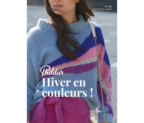 Catalogue Femme Automne/Hiver 2023-2024 n°228 de Phildar - Hiver en couleur -  Élégance Rétro et Tendances Actuelles