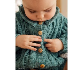 Catalogue Layette Automne/Hiver 2023-2024 n°230 de Phildar - Prêt pour l'hiver - Douceur et Tendresse pour Bébés