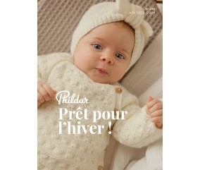 Catalogue Layette Automne/Hiver 2023-2024 n°230 de Phildar - Prêt pour l'hiver - Douceur et Tendresse pour Bébés