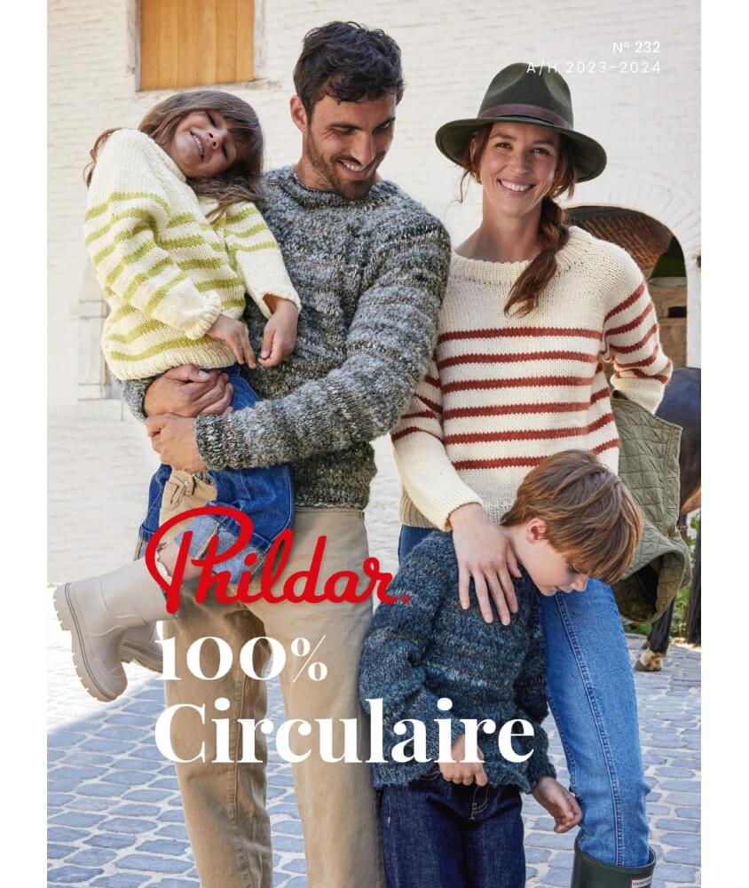 Catalogue 100% Circulaire Automne/Hiver 2023-2024 n°232 de Phildar en Collaboration avec @Macimille