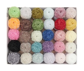 SEWACC 12 Pièces Fil De Velours Doré Coloré Fil D'artisanat Fil De Chenille  Géant Couverture Tissée Laine Chenille Bricolage Blanche Velours Chenille