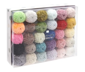 Kit de 30 Pelotes de Fil Chenille Ricorumi Nilli Nilli - Rico Design