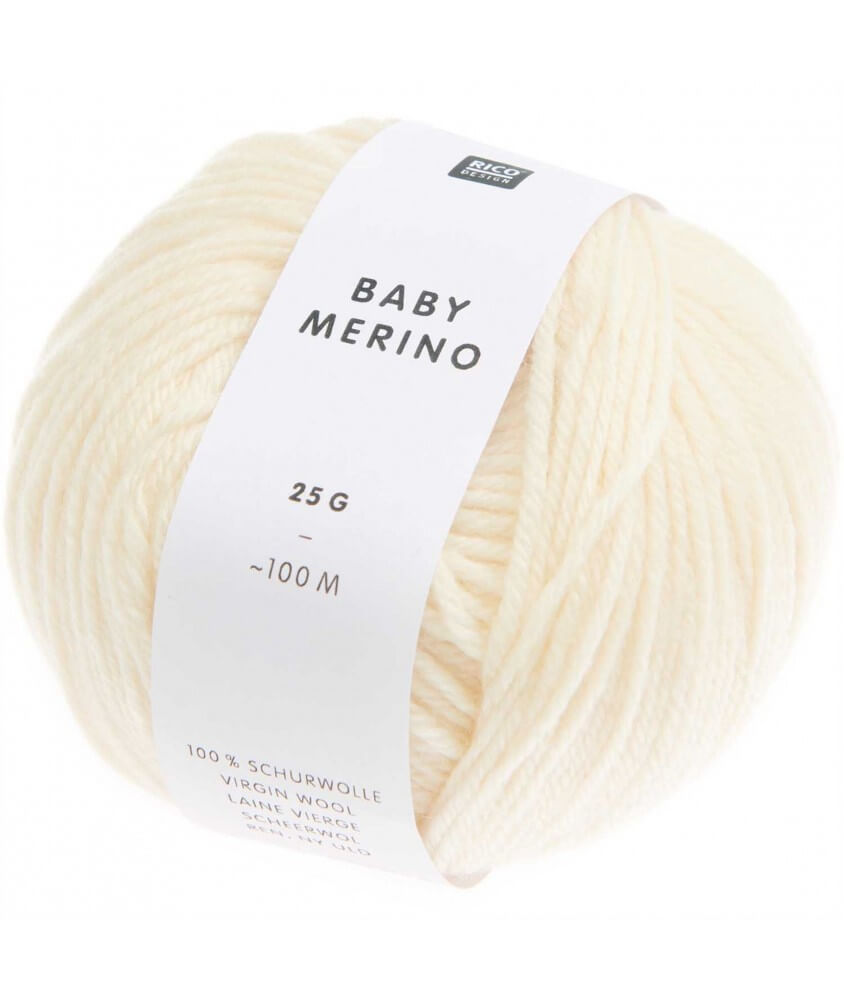 Baby Merino print Rico Design 016 (multicolor) 25 GR 100 M - Laine layette  certifiée OEKO-TEX