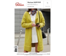 E-MODELE FEMME - MANTEAU NARCISSE - PHILDAR