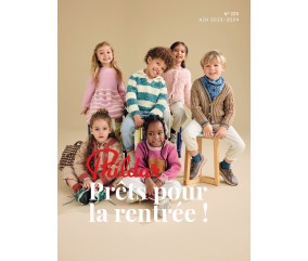 Catalogue Enfant Automne/Hiver 2023-2024 n°229 de Phildar - Prêt pour la rentrée - Rentrée des Classes sous l'Esprit Campus
