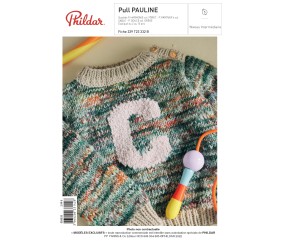 E-MODELE FILLE - PULL PAULINE - TON VERT - PHILDAR