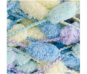 Pelote à pompons CREATIVE POMPON PRINT 200 GR - Rico Design