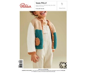 E-MODELE ENFANT - VESTE POLLY - PHILDAR