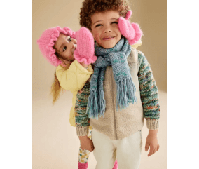 E-MODELE ENFANT - CAGOULE ET MOUFLE PETULA - PHILDAR