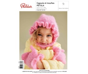 E-MODELE ENFANT - CAGOULET MOUFLE PETULA - PHILDAR