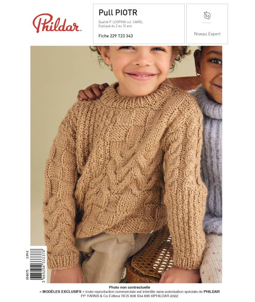 E-MODELE ENFANT - PULL PIOTR - PHILDAR